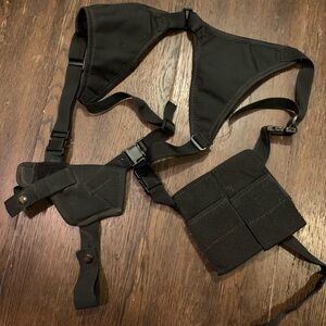 Black Tactical Nylon Shoulder Holster